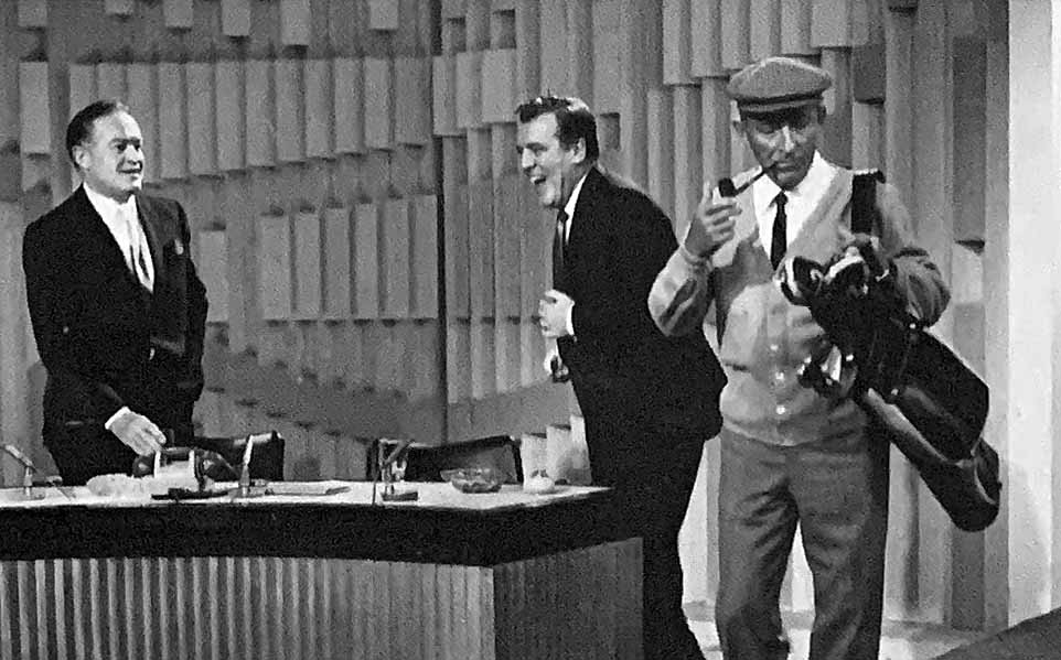 Eamonn Andrews, Bing Crosby and Bob Hope