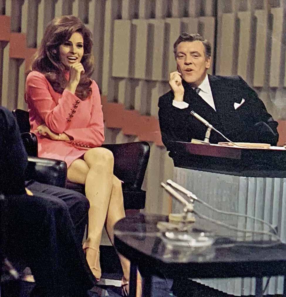 Eamonn Andrews and Racquel Welch
