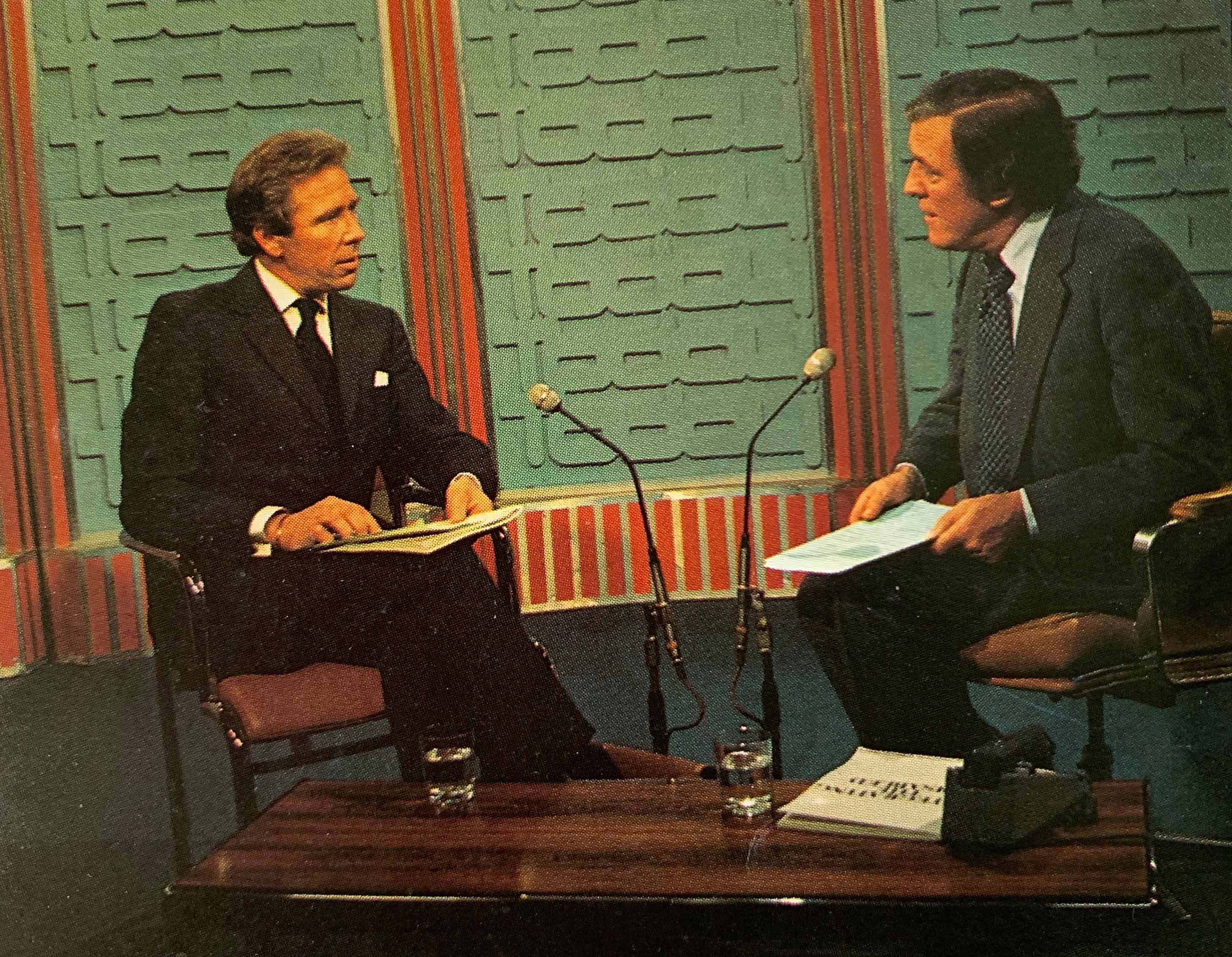 Eamonn Andrews and Lord Snowdon