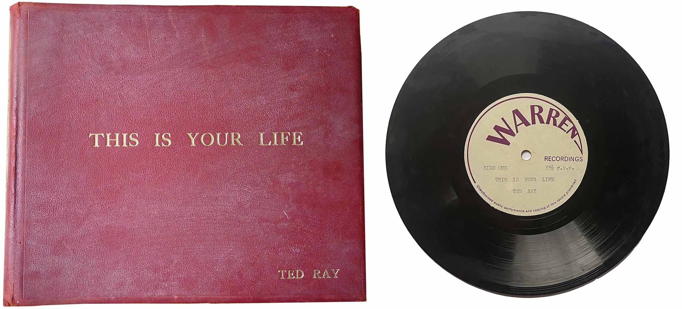 Ted Ray's This Is Your Life book and audio recording