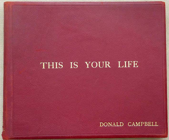 Donald Campbell This Is Your Life Big Red Book