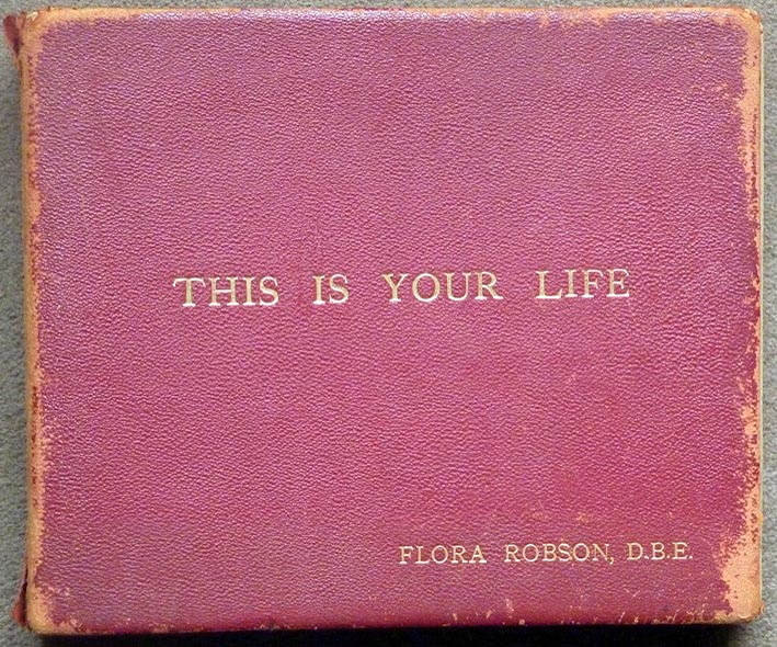 Flora Robson This Is Your Life book