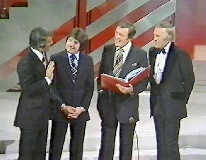 ITV This Is Your Life: Ted Rogers, Jimmy Tarbuck, Eamonn Andrews and Bruce Forsyth