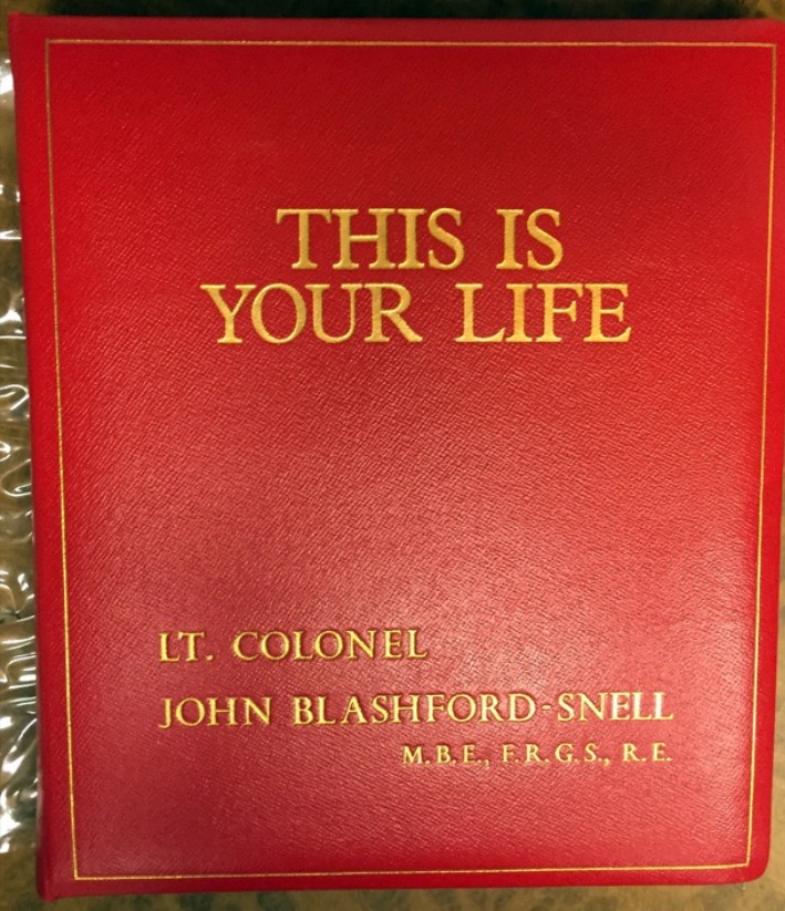 John Blashford-Snell This Is Your Life Big Red Book