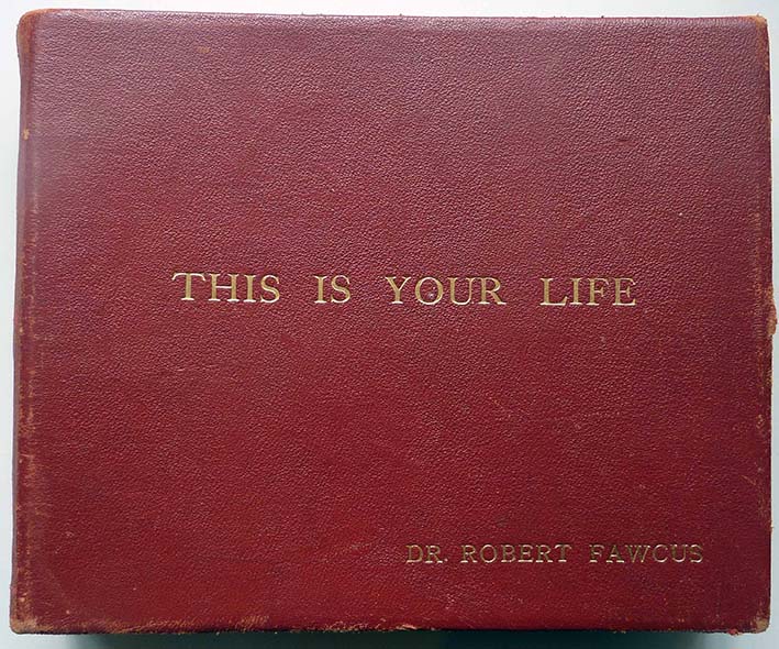 Robert Fawcus This Is Your Life Big Red Book
