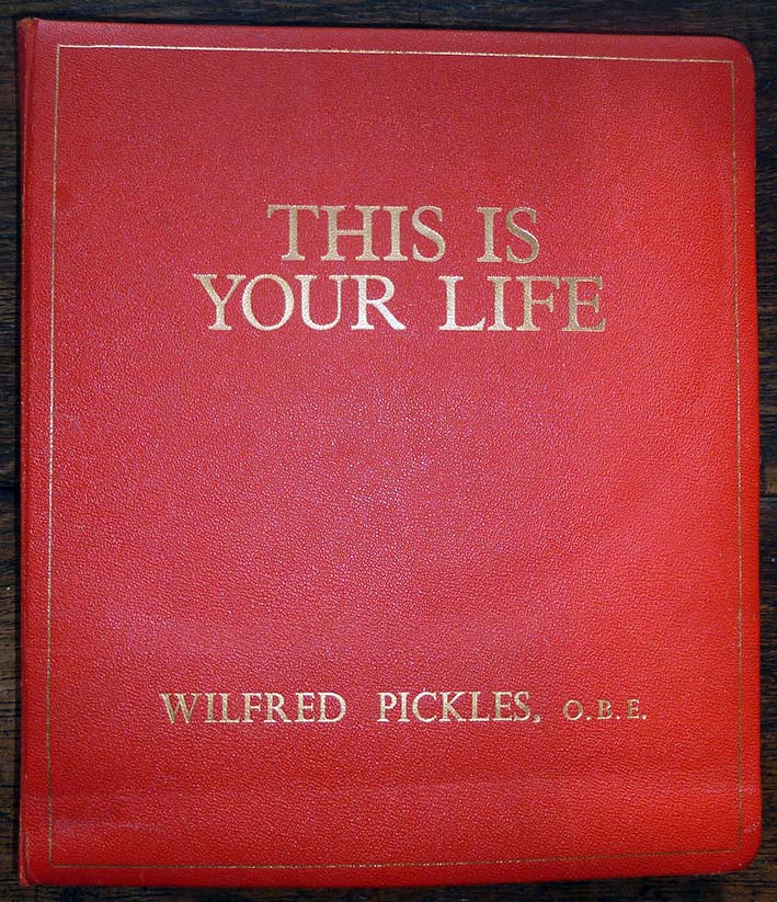 Wilfred Pickles This Is Your Life Big Red Book