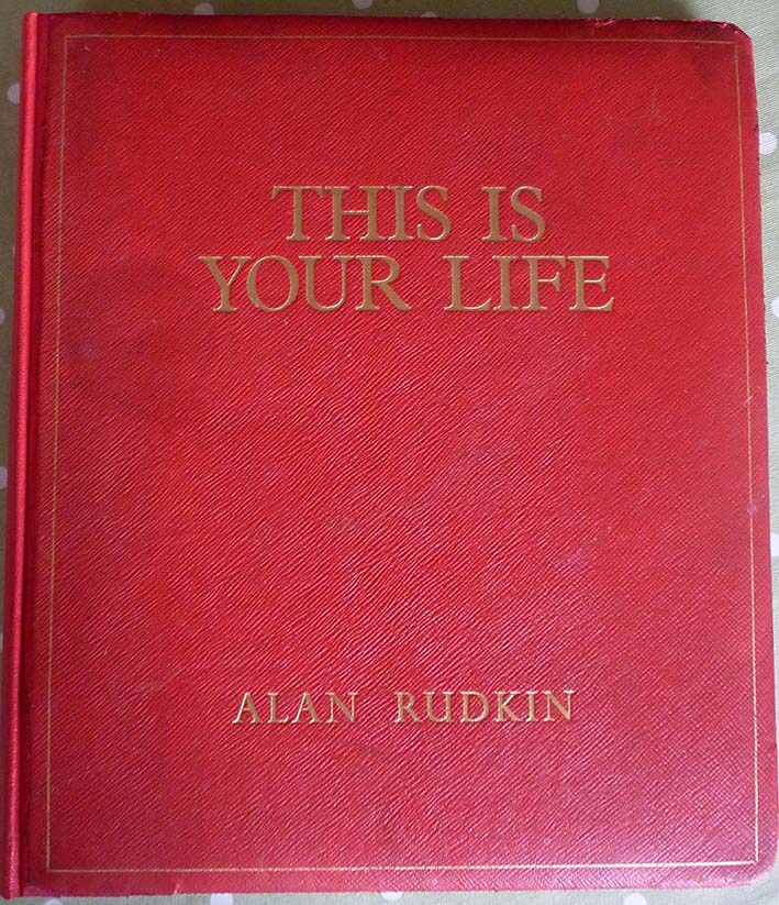 Alan Rudkin This Is Your Life Big Red Book