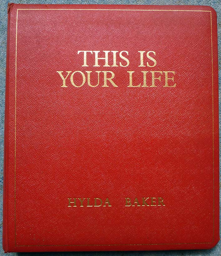 Hylda Baker This Is Your Life Big Red Book
