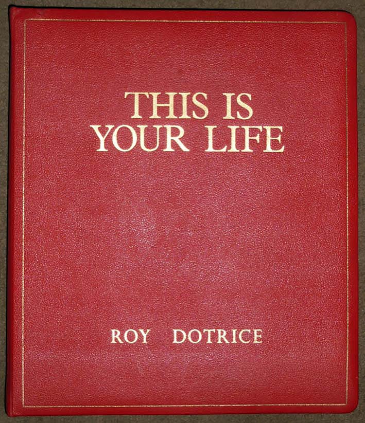 Roy Dotrice This Is Your Life book
