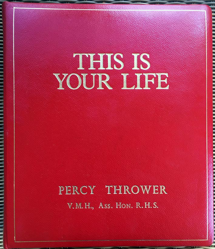 Percy Thrower This Is Your Life Big Red Book