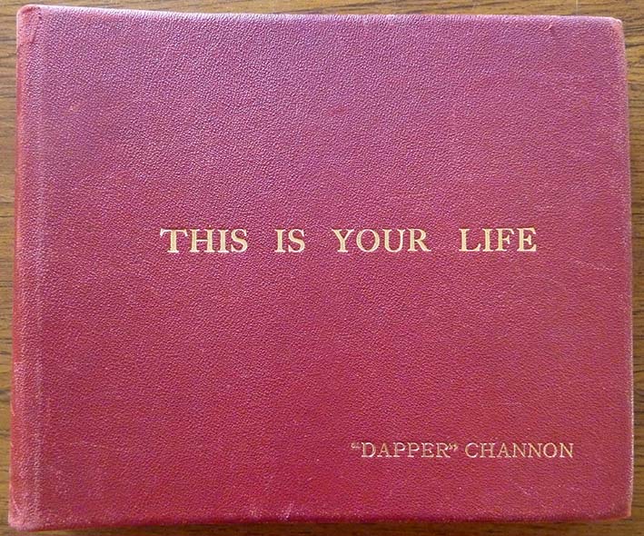Dapper Channon This Is Your Life Big Red Book