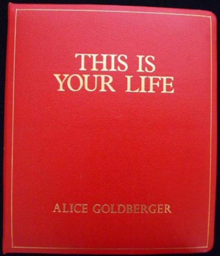 Alice Goldberger This Is Your Life Big Red Book