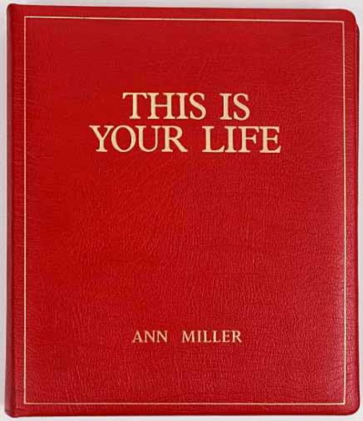 Ann Miller This Is Your Life Big Red Book