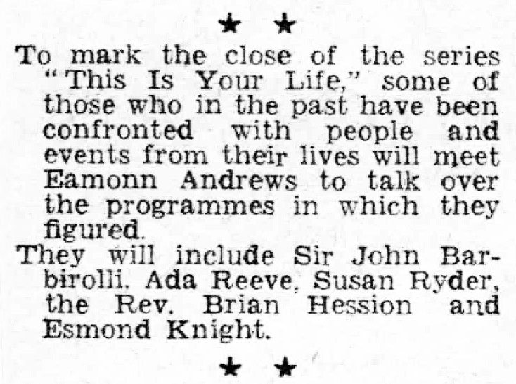 Coventry Evening Telegraph: This Is Your Life article
