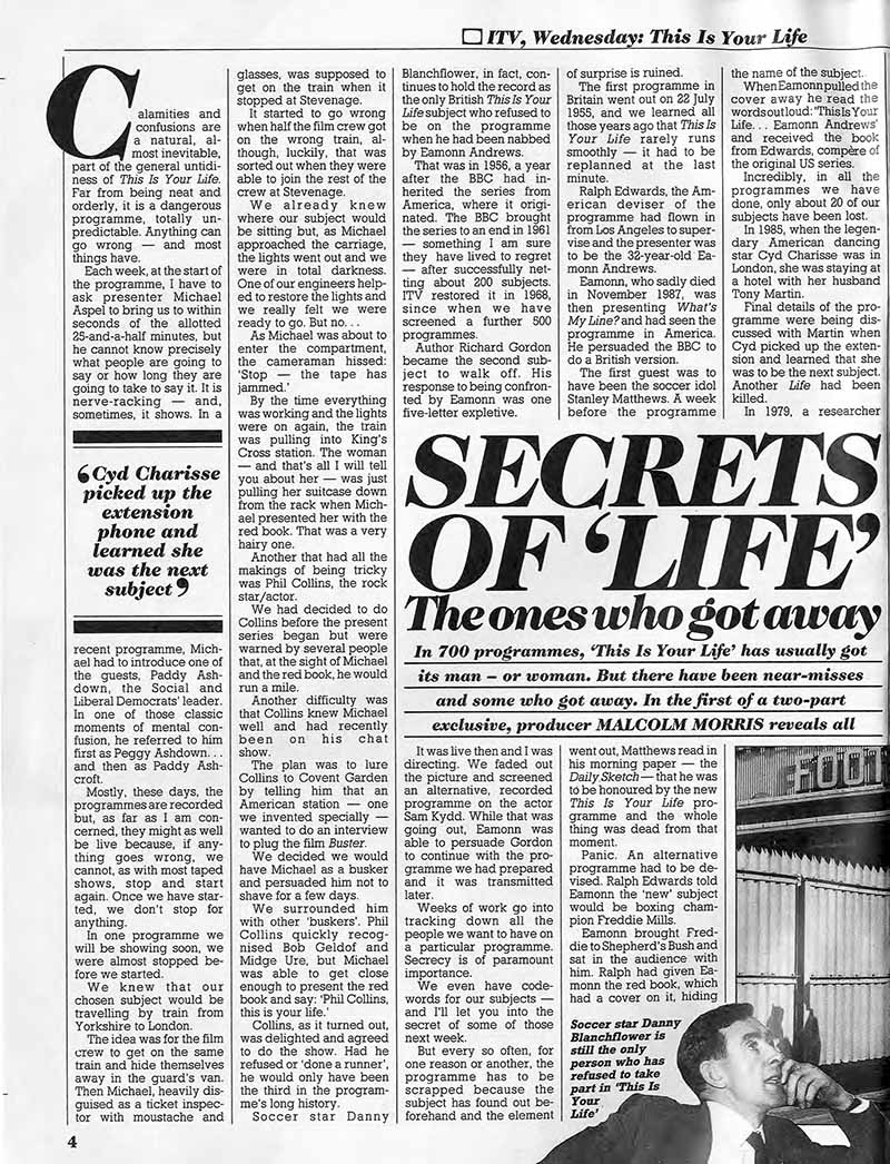 TV Times: This Is Your Life article