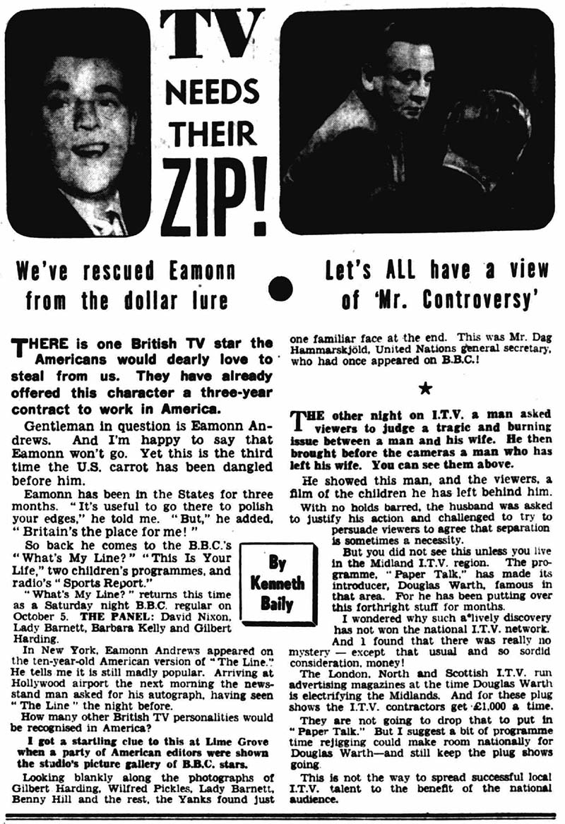 The People: This Is Your Life article