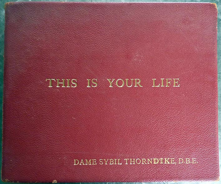 Sybil Thorndike This Is Your Life book