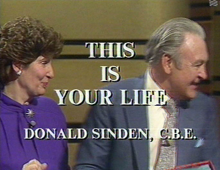 Donald Sinden This Is Your Life