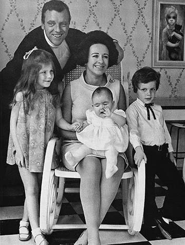 Eamonn Andrews and family