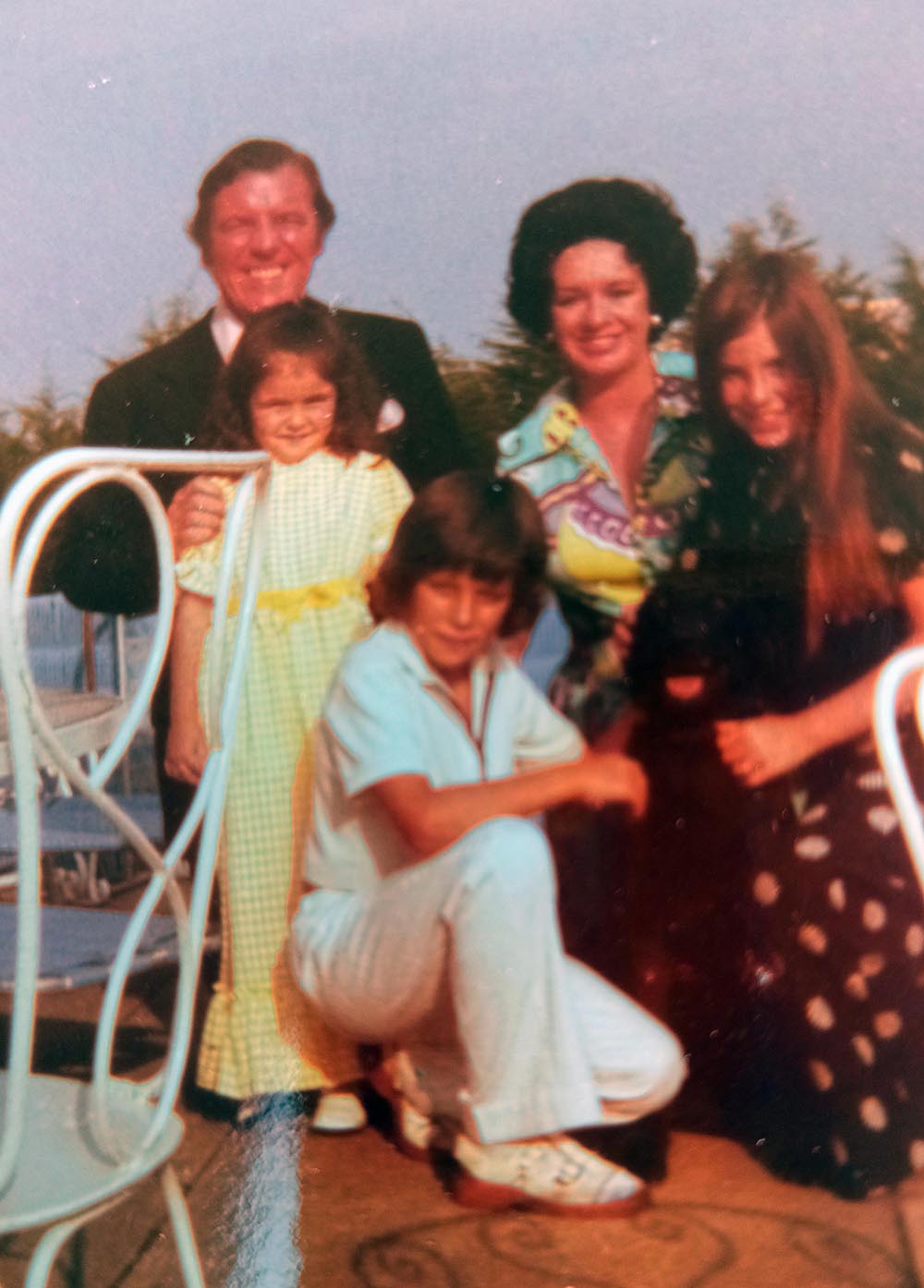 Eamonn Andrews and family