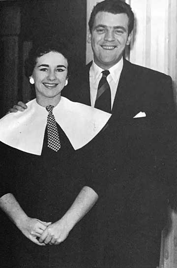 Eamonn Andrews and his wife Grainne