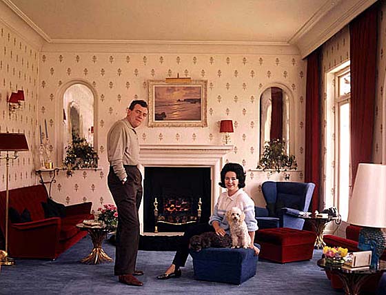 Eamonn Andrews and his wife Grainne