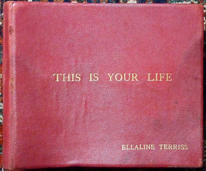 Ellaline Terriss This Is Your Life Big Red Book