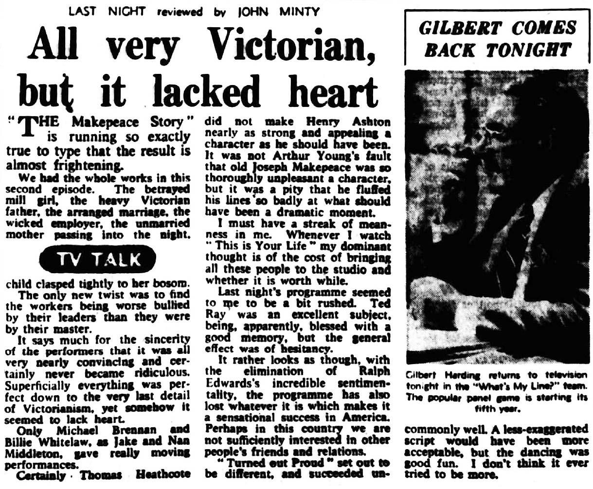 Birmingham Gazette article: Ted Ray This Is Your Life