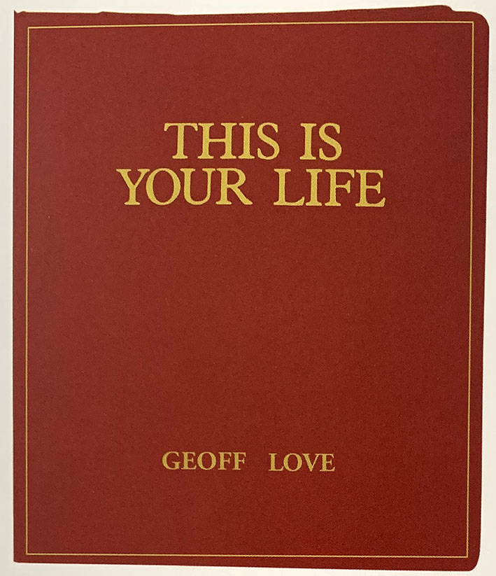 Geoff Love This Is Your Life Big Red Book