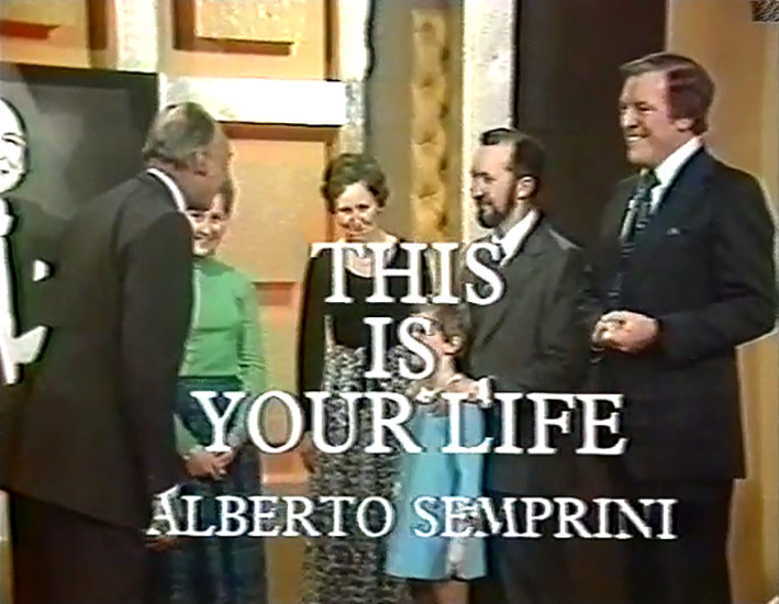 Alberto Semprini This Is Your Life