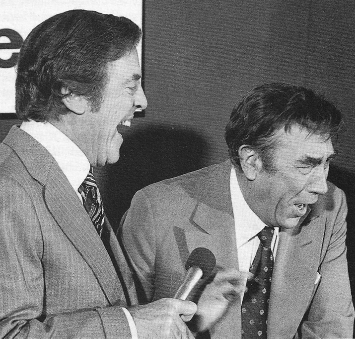 Frankie Howerd and Eamonn Andrews