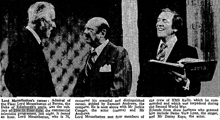 The Times article: Louis Mountbatten This Is Your Life