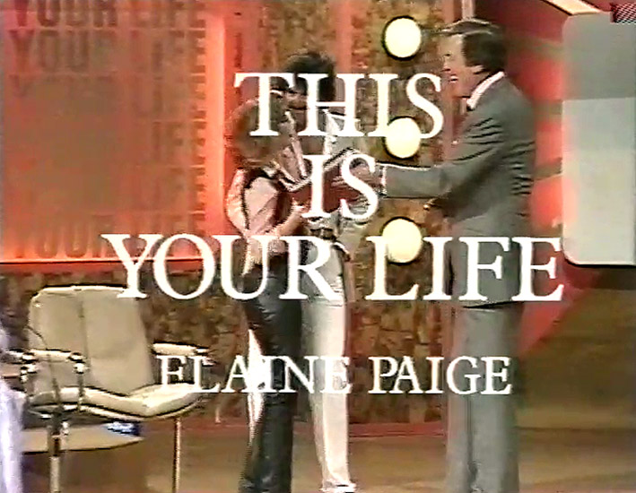 Elaine Paige This Is Your Life