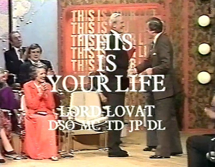 Lord Lovat This Is Your Life