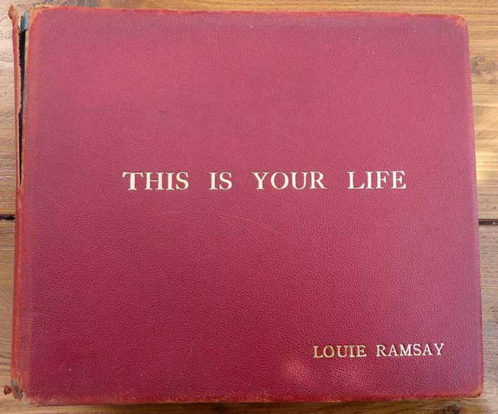 Louie Ramsay This Is Your Life Big Red Book