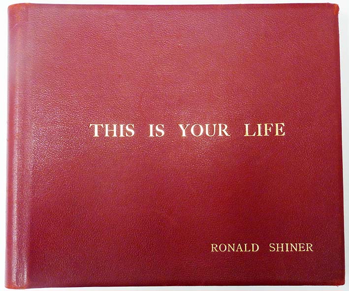 Ronald Shiner This Is Your Life Big Red Book
