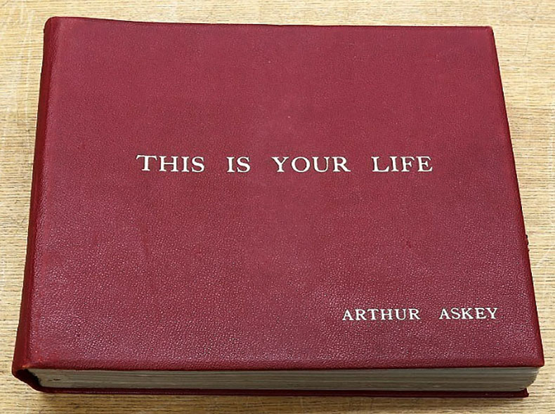 Arthur Askey This Is Your Life Big Red Book