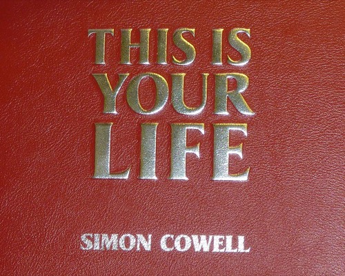 Simon Cowell This Is Your Life Big Red Book