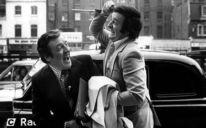 Terry Wogan and Eamonn Andrews